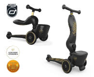 Scoot & Ride Highwaykick 1 Lifestyle Jeździk i hulajnoga 2w1 Black & Gold - 1040358 - zdjęcie 2